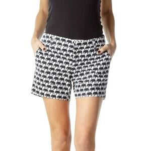 Banana Republic Hampton Short Women's Size 4 Elephant Print Shorts Excellent Lik